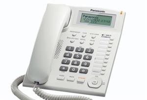 טלפון חוטי Panasonic KXTS880 מתצוגה שחור/לבן