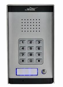 אינטרקום 1010 multi מולטי משולב קודן + כיתוב שם מואר אלגנטי ועדין 